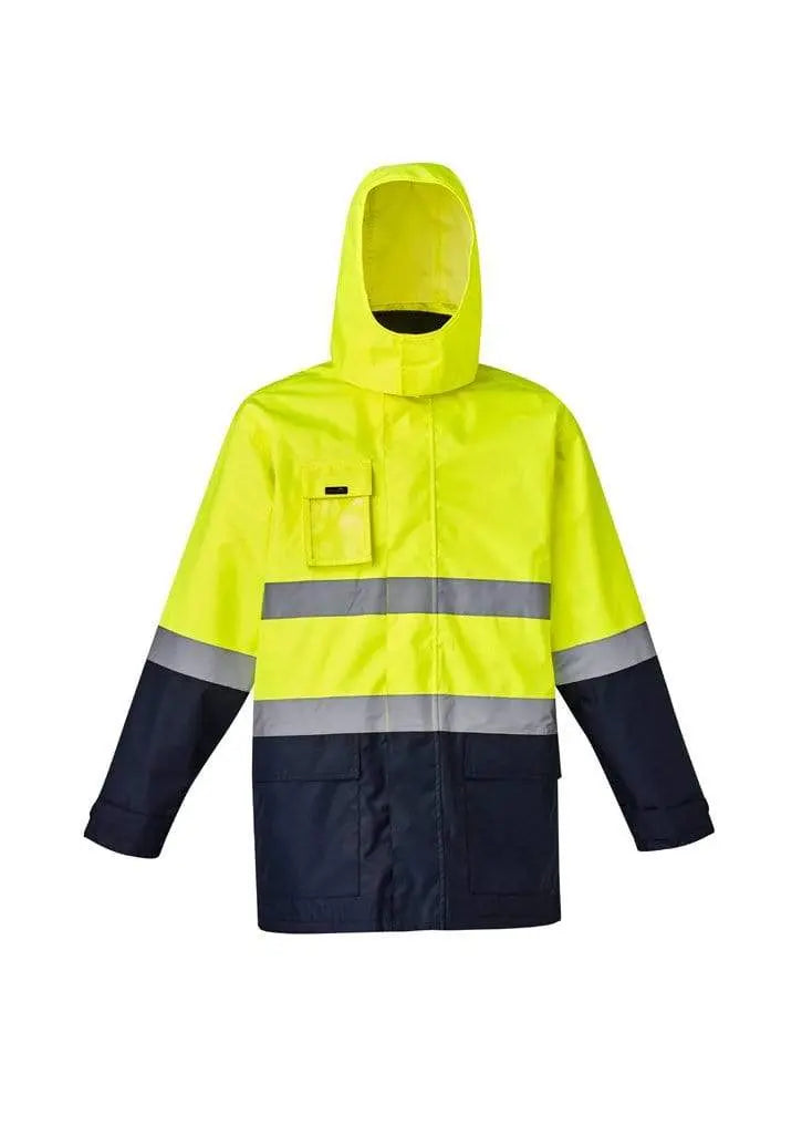 Syzmik Workwear Mens Hi Vis Basic 4 in 1 Waterproof Jacket ZJ220 Metro Workwear.